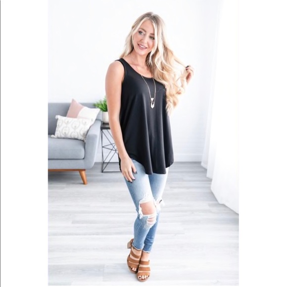 Tops - Rounded Hem Tank